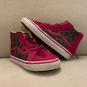 Toddler high top Vans sneakers